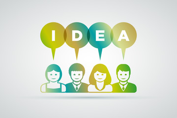 Ideas concept