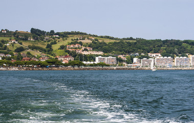 Hondarribia desde Hendaya