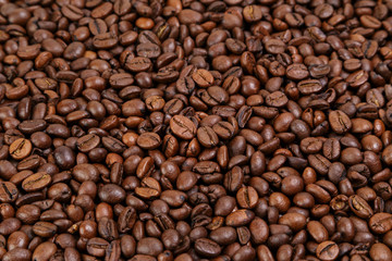 medium roasted fresh coffee beans