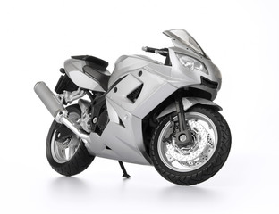 Fototapeta premium Motorcycle on white background