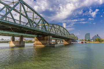 Danube Bridge near Rivergate, Vienna