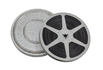 Fototapeta premium Vintage Film Reel and Can