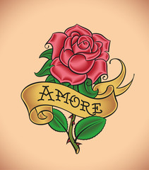 Old-school rose - Amore