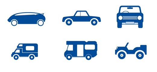Transports en 6 icônes