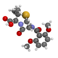 Meticillin antibiotic drug (beta-lactam class)