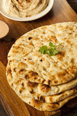 Homemade Indian Naan Flatbread