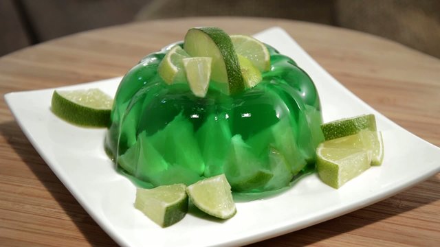 Rotating Lime Jello