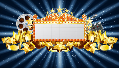 Golden banner © djahan