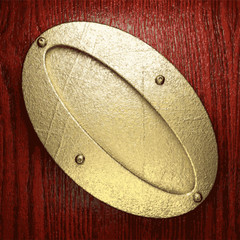 gold and wood background