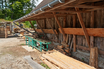 Small sawmill lumber mill