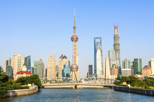cityscape of shanghai