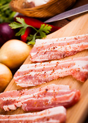 raw meat