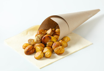 Peeled roasted chestnuts