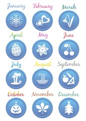 Calendar icons