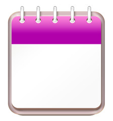 Calendar purple template