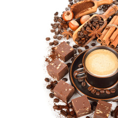 Coffee and chocolate fudge