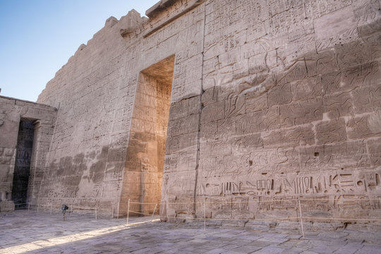 Medinet Habu temple in Luxor