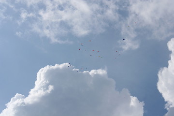 baloons  sky