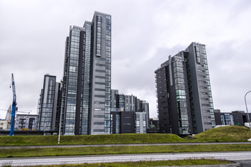 Obraz premium modern buildings of Reykjavik