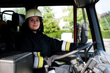 Female Firefighter Feuerwehrfrau