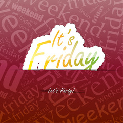 It's Friday Background