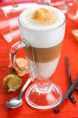 Latte coffee
