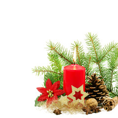 Weihnachtsdekoration isoliert