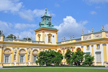 Fototapeta premium Pałac w Wilanowie -Warszawa