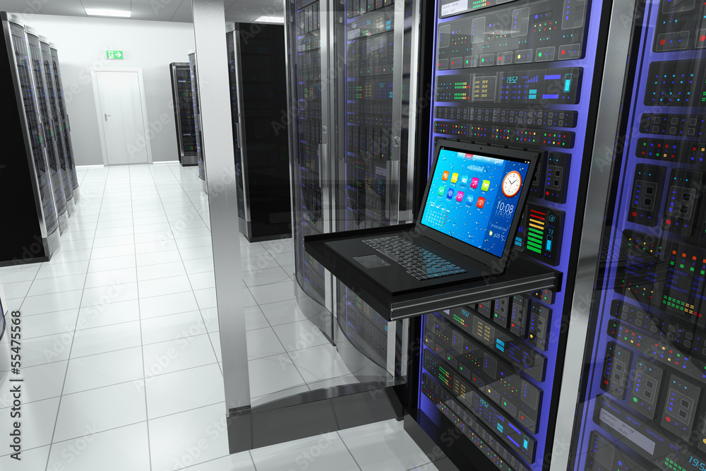 Poster Terminal in server room