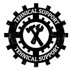 Technical support stamp