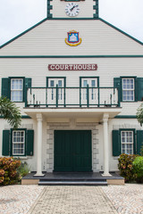 Fototapeta na wymiar The courthouse in St.Martin