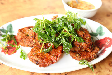 Deep-fried curried fish patties