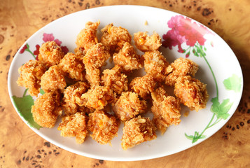fried meat ball