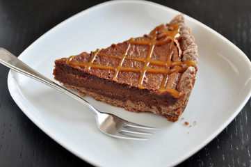 Schokoladen Karamell Tarte