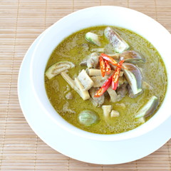 Thailand food Green curry