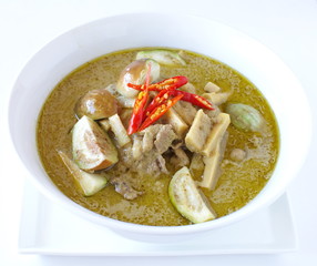 Thailand food Green curry