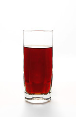 refreshing drink in a glass