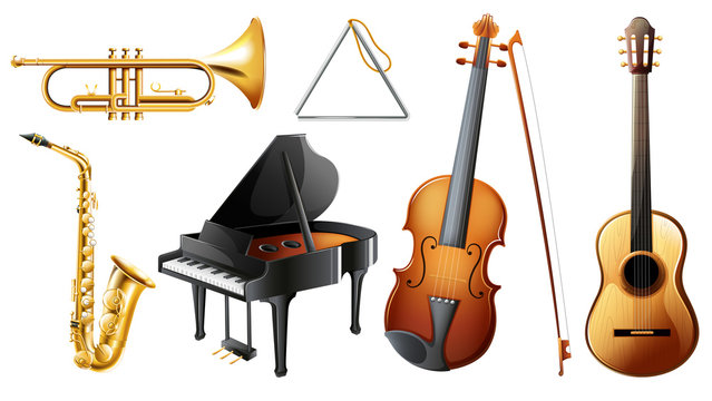 Set of musical instruments