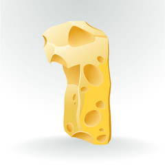 Cheese vector ABC. Figure 1.