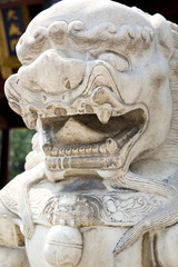 Naklejka premium Nanjing - statue of Chinese lion