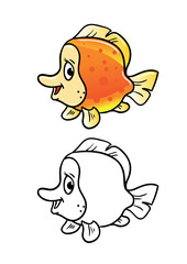 tropical fish coloring