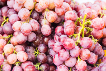 Red grapes