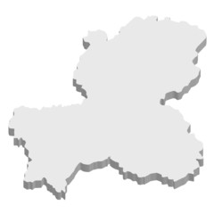 岐阜　地図　3D