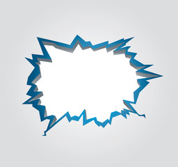 Hole with cracks - Template for a content