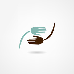 Fototapeta premium Business icon. Handshake. Transaction.