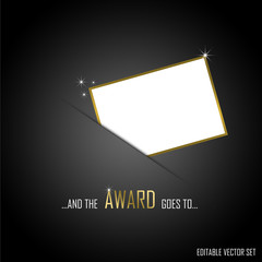 AWARD editable vector set
