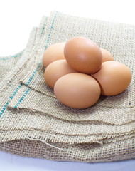 background of fresh eggs