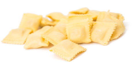 Ravioli pasta isolated