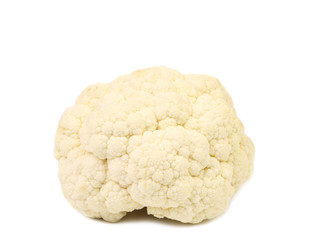 Fresh cauliflower isolated on white