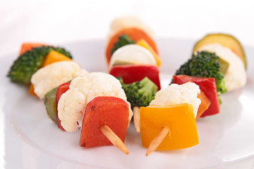 vegetable kebab